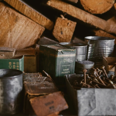 Πίνακας σε Καμβά RUSTIC FARMHOUSE SHED -  Sticky 5