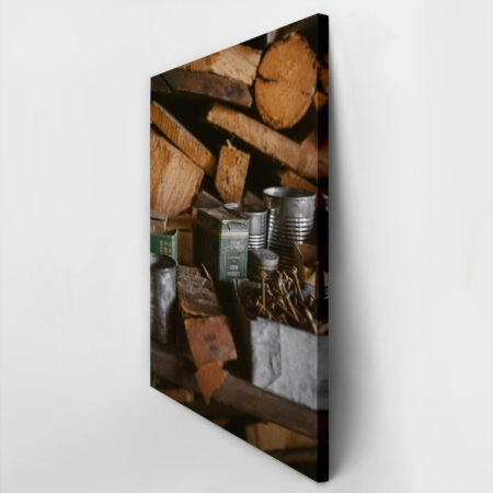 Πίνακας σε Καμβά RUSTIC FARMHOUSE SHED -  Sticky 2