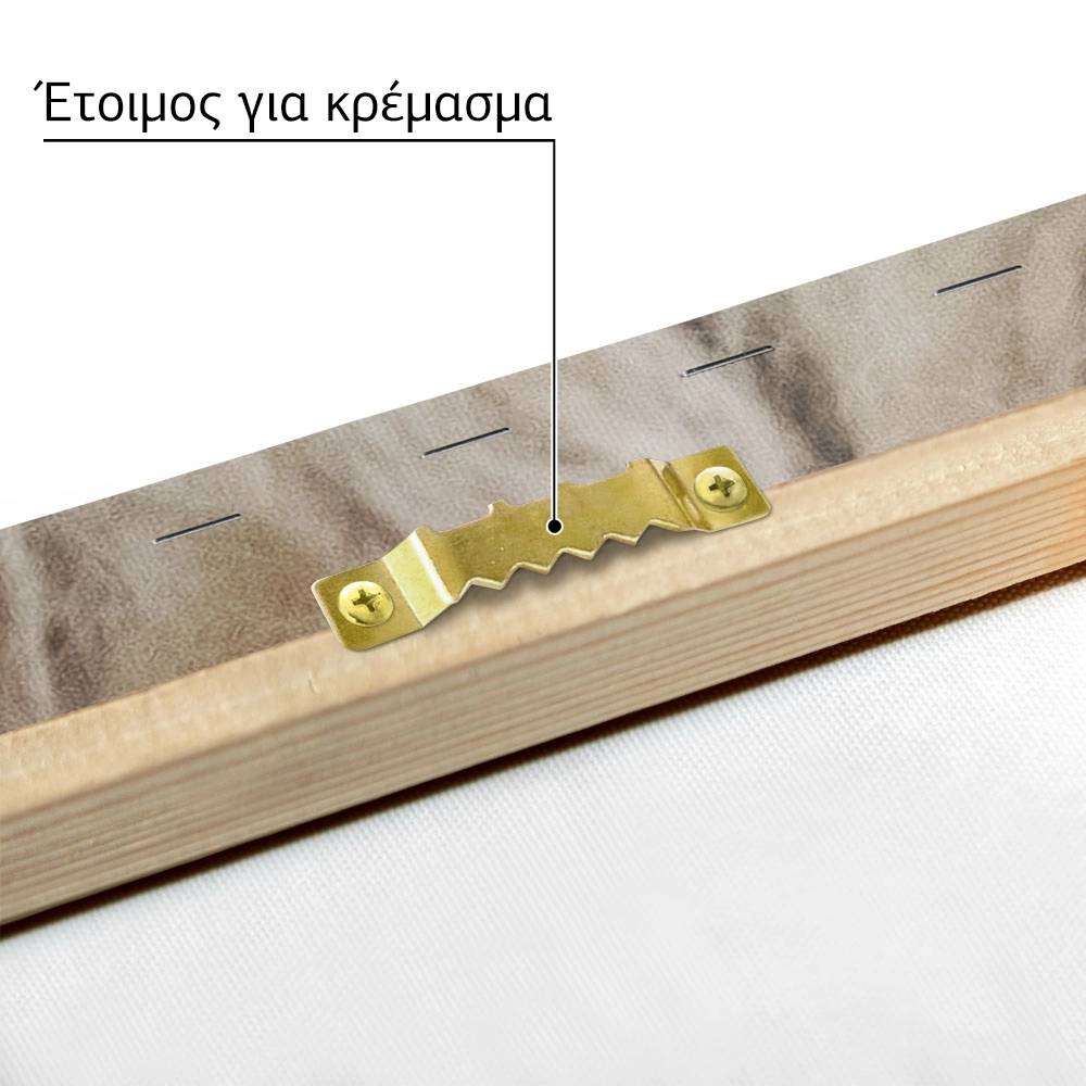 Πίνακας σε Καμβά RUSTIC FARMHOUSE SHEEP