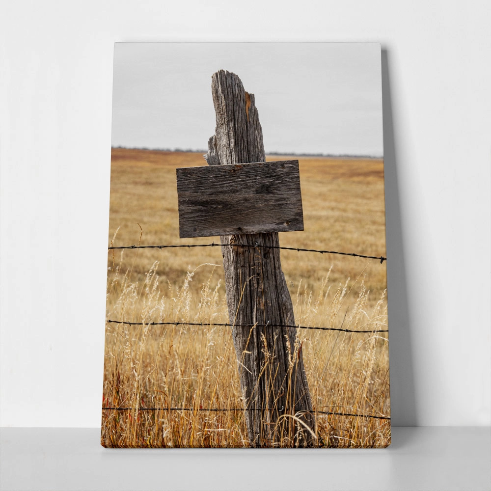 Πίνακας σε Καμβά RUSTIC FARMHOUSE SIGN POST