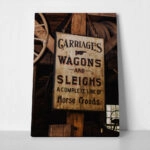 Πίνακας σε Καμβά RUSTIC FARMHOUSE SIGN
