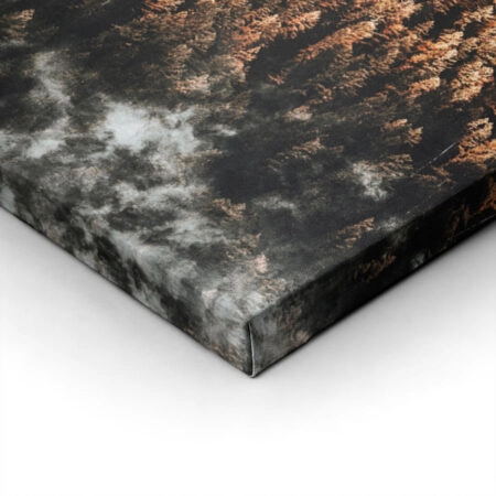 Πίνακας σε Καμβά RUSTIC FARMHOUSE SNOWY MOUNTAIN 2 -  Sticky 1