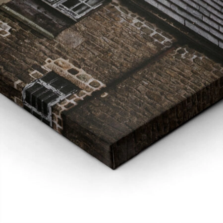 Πίνακας σε Καμβά RUSTIC FARMHOUSE STONE CABIN 3 -  Sticky 1