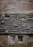 Πίνακας σε Καμβά RUSTIC FARMHOUSE STONE CABIN 4