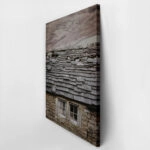 Πίνακας σε Καμβά RUSTIC FARMHOUSE STONE CABIN 4