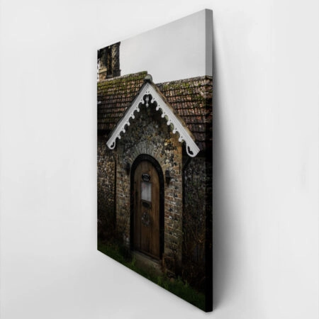 Πίνακας σε Καμβά RUSTIC FARMHOUSE STONE CABIN -  Sticky 2