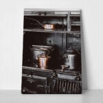 Πίνακας σε Καμβά RUSTIC FARMHOUSE STOVE