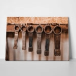 Πίνακας σε Καμβά RUSTIC FARMHOUSE TOOLS 3