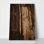 Πίνακας σε Καμβά RUSTIC FARMHOUSE TREE BARK 4