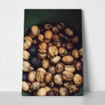 Πίνακας σε Καμβά RUSTIC FARMHOUSE WALNUTS