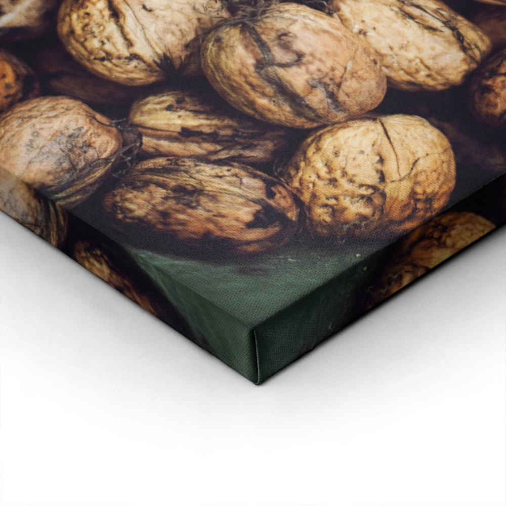 Πίνακας σε Καμβά RUSTIC FARMHOUSE WALNUTS