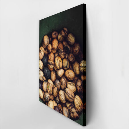 Πίνακας σε Καμβά RUSTIC FARMHOUSE WALNUTS -  Sticky 2