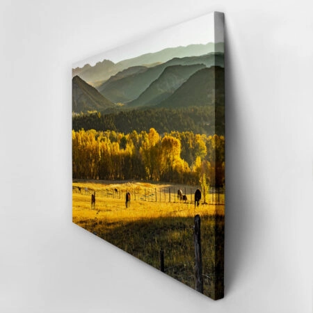 Πίνακας σε Καμβά RUSTIC FARMHOUSE WHEAT FIELD 11 -  Sticky 2