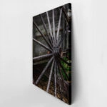 Πίνακας σε Καμβά RUSTIC FARMHOUSE WHEEL 2