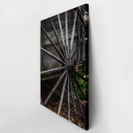Πίνακας σε Καμβά RUSTIC FARMHOUSE WHEEL 2 -  Sticky 2