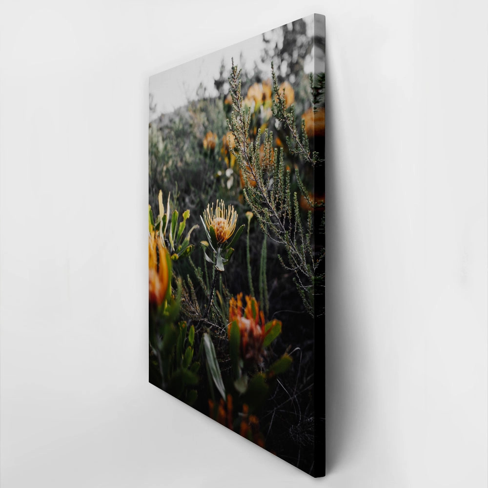 Πίνακας σε Καμβά RUSTIC FARMHOUSE WILD FLOWERS