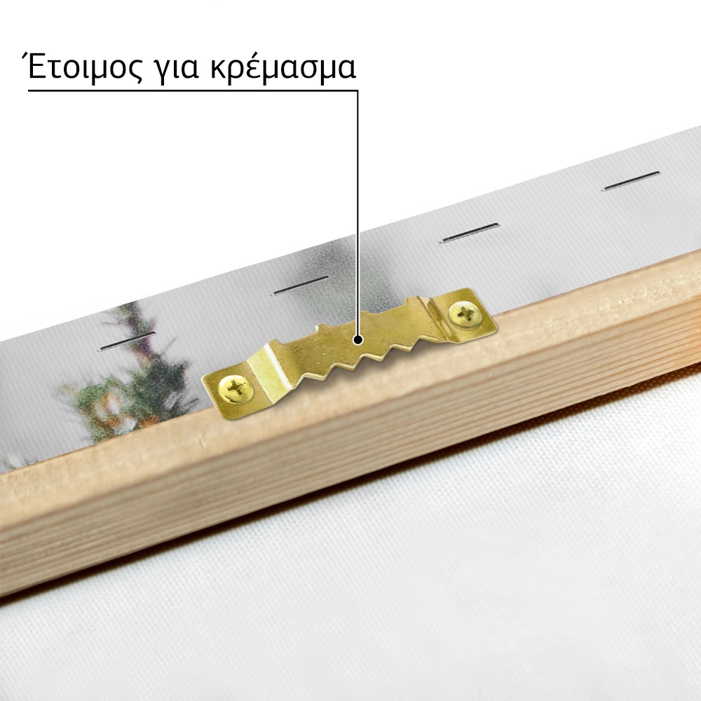 Πίνακας σε Καμβά RUSTIC FARMHOUSE WILD FLOWERS