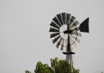 Πίνακας σε Καμβά RUSTIC FARMHOUSE WIND MILL 2