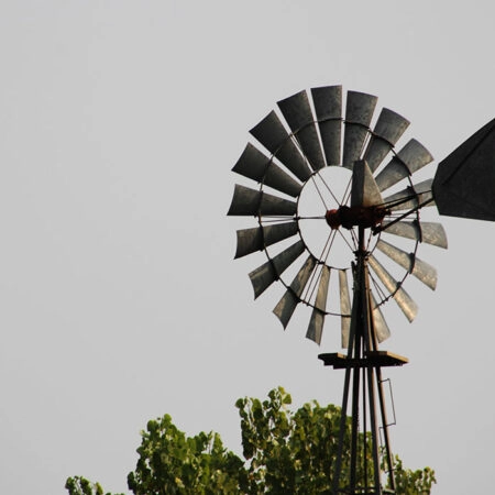Πίνακας σε Καμβά RUSTIC FARMHOUSE WIND MILL 2 -  Sticky 5