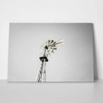 Πίνακας σε Καμβά RUSTIC FARMHOUSE WIND MILL 3