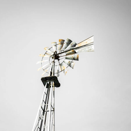 Πίνακας σε Καμβά RUSTIC FARMHOUSE WIND MILL 3 -  Sticky 5