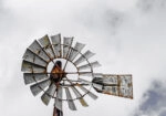 Πίνακας σε Καμβά RUSTIC FARMHOUSE WIND MILL