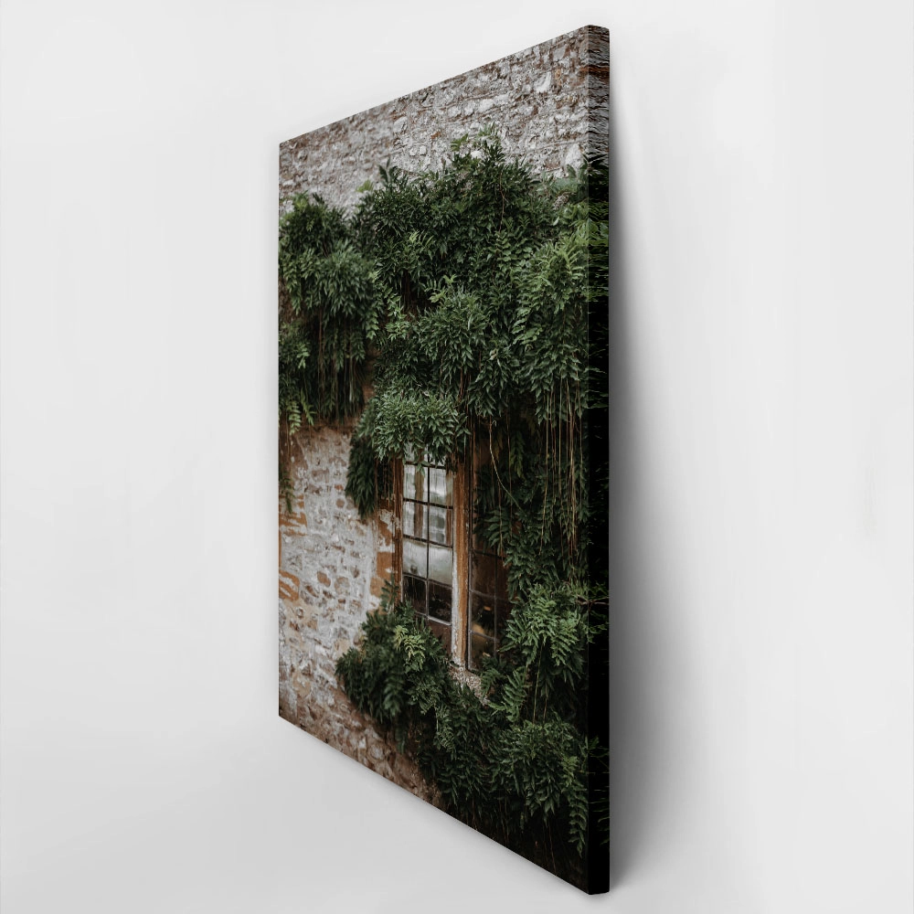 Πίνακας σε Καμβά RUSTIC FARMHOUSE WINDOW 3