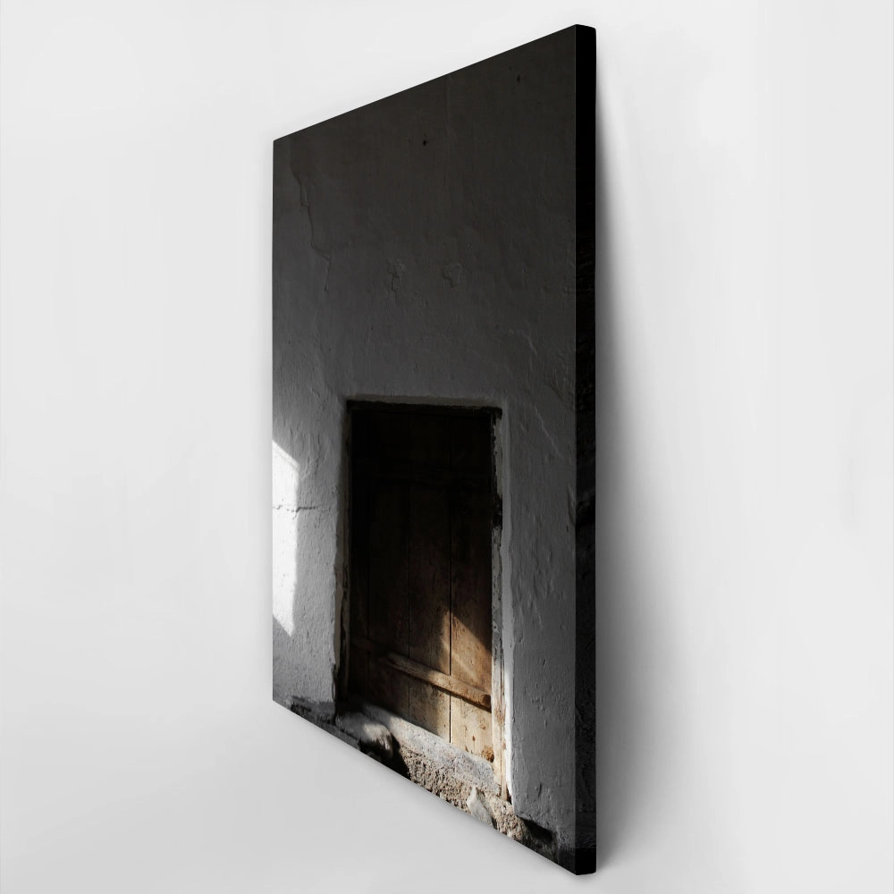 Πίνακας σε Καμβά RUSTIC FARMHOUSE WINDOW