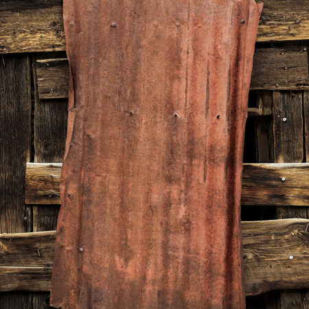 Πίνακας σε Καμβά RUSTIC FARMHOUSE WOOD AND METAL -  Sticky 5