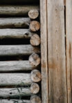 Πίνακας σε Καμβά RUSTIC FARMHOUSE WOOD FENCE