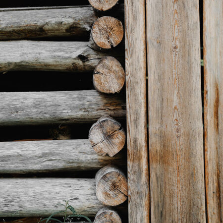Πίνακας σε Καμβά RUSTIC FARMHOUSE WOOD FENCE -  Sticky 5