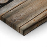 Πίνακας σε Καμβά RUSTIC FARMHOUSE WOOD FENCE