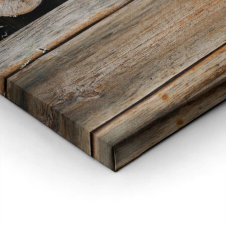 Πίνακας σε Καμβά RUSTIC FARMHOUSE WOOD FENCE -  Sticky 1