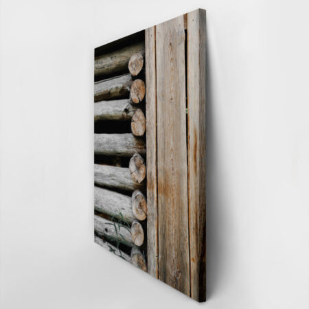 Πίνακας σε Καμβά RUSTIC FARMHOUSE WOOD FENCE -  Sticky 2