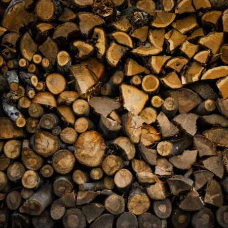 Πίνακας σε Καμβά RUSTIC FARMHOUSE WOOD LOGS 14 -  Sticky 5