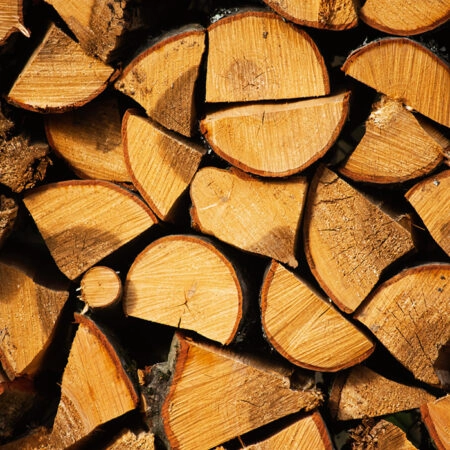 Πίνακας σε Καμβά RUSTIC FARMHOUSE WOOD LOGS 18 -  Sticky 5