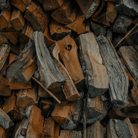 Πίνακας σε Καμβά RUSTIC FARMHOUSE WOOD LOGS 20 -  Sticky 5