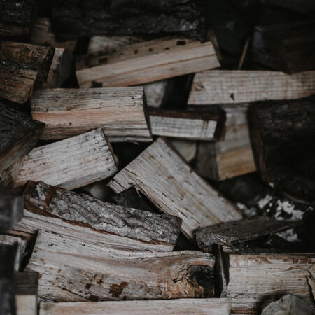 Πίνακας σε Καμβά RUSTIC FARMHOUSE WOOD LOGS 4 -  Sticky 5