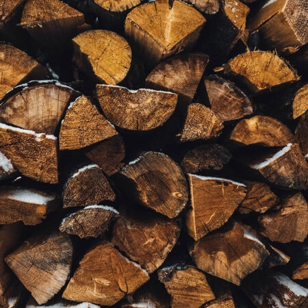 Πίνακας σε Καμβά RUSTIC FARMHOUSE WOOD LOGS -  Sticky 5
