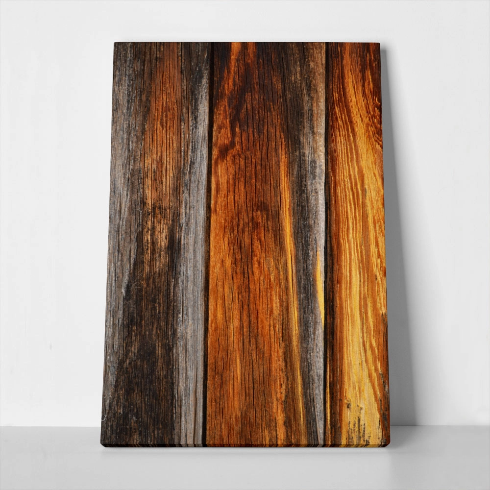 Πίνακας σε Καμβά RUSTIC FARMHOUSE WOOD TEXTURE 4