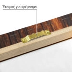 Πίνακας σε Καμβά RUSTIC FARMHOUSE WOOD TEXTURE 4