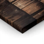 Πίνακας σε Καμβά RUSTIC FARMHOUSE WOOD TEXTURE 6