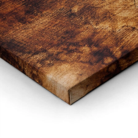 Πίνακας σε Καμβά RUSTIC FARMHOUSE WOOD TEXTURE - Sticky 1