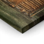 Πίνακας σε Καμβά RUSTIC FARMHOUSE WOODEN CABIN 2