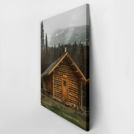 Πίνακας σε Καμβά RUSTIC FARMHOUSE WOODEN CABIN 2 -  Sticky 2