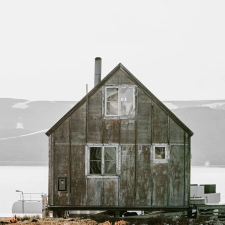 Πίνακας σε Καμβά RUSTIC FARMHOUSE WOODEN CABIN -  Sticky 5