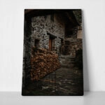 Πίνακας σε Καμβά RUSTIC FARMHOUSE YARD