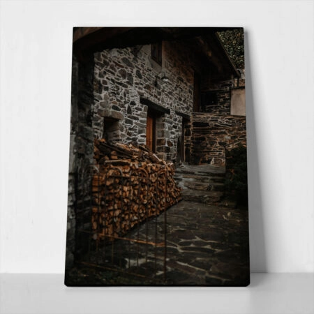 Πίνακας σε Καμβά RUSTIC FARMHOUSE YARD