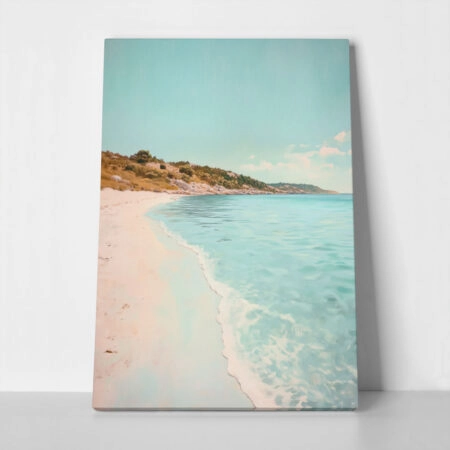 Πίνακας σε Καμβά VINTAGE PASTEL BEACH 2