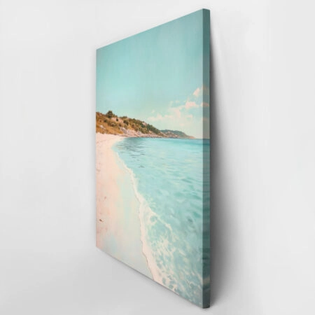 Πίνακας σε Καμβά VINTAGE PASTEL BEACH 2 - Vintage Sticky 2